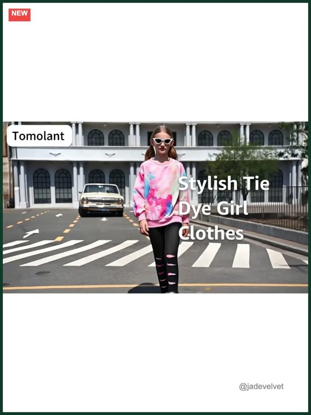 Girls Tie Dye Sweatshirt and Leggings 2 Piece Set Fall Winter Outfit